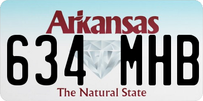 AR license plate 634MHB