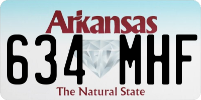AR license plate 634MHF