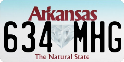 AR license plate 634MHG