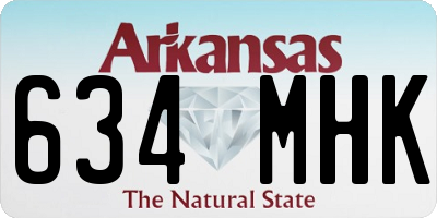 AR license plate 634MHK