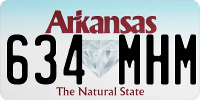AR license plate 634MHM