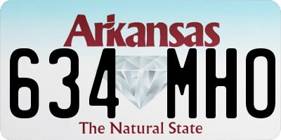 AR license plate 634MHO