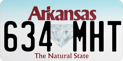 AR license plate 634MHT