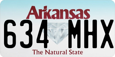 AR license plate 634MHX