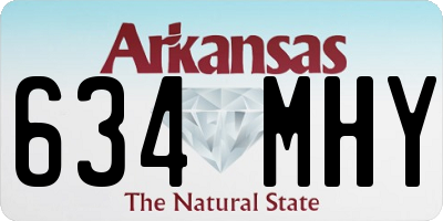 AR license plate 634MHY