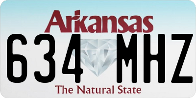 AR license plate 634MHZ