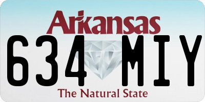 AR license plate 634MIY