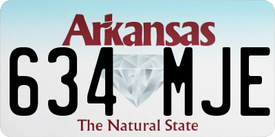 AR license plate 634MJE