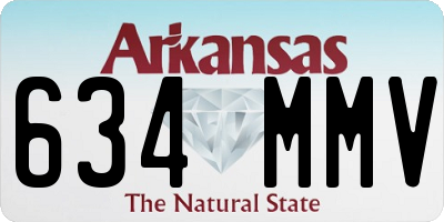 AR license plate 634MMV