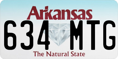 AR license plate 634MTG