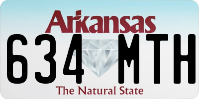 AR license plate 634MTH