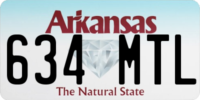 AR license plate 634MTL