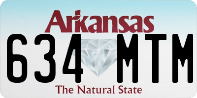 AR license plate 634MTM