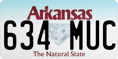 AR license plate 634MUC
