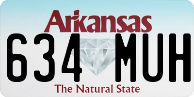 AR license plate 634MUH