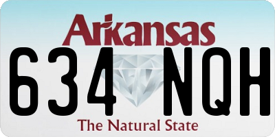 AR license plate 634NQH