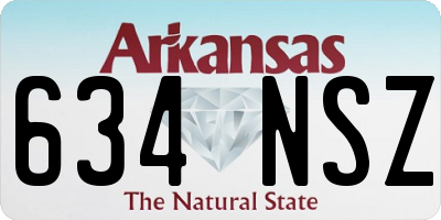 AR license plate 634NSZ