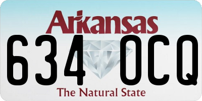 AR license plate 634OCQ