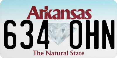 AR license plate 634OHN