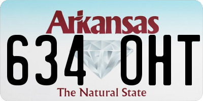 AR license plate 634OHT