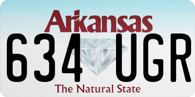 AR license plate 634UGR