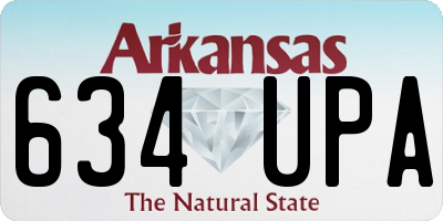 AR license plate 634UPA