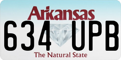 AR license plate 634UPB