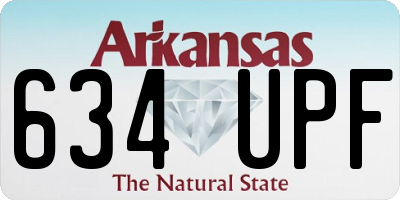 AR license plate 634UPF