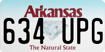 AR license plate 634UPG