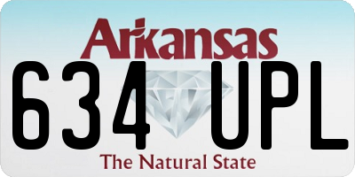 AR license plate 634UPL