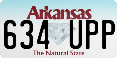 AR license plate 634UPP