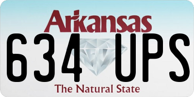 AR license plate 634UPS