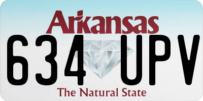 AR license plate 634UPV