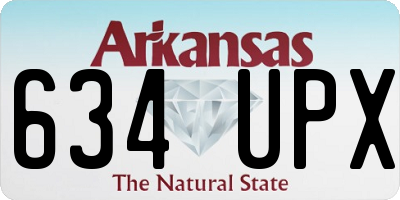 AR license plate 634UPX