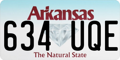 AR license plate 634UQE