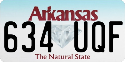 AR license plate 634UQF