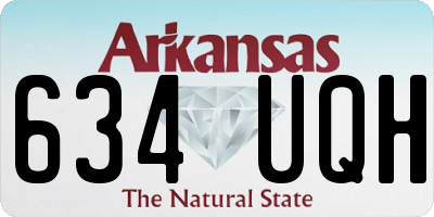 AR license plate 634UQH