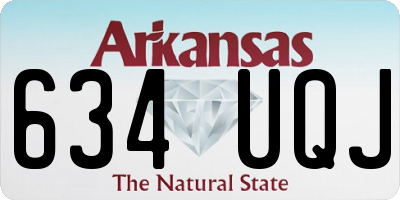 AR license plate 634UQJ