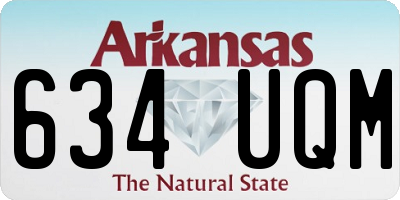 AR license plate 634UQM