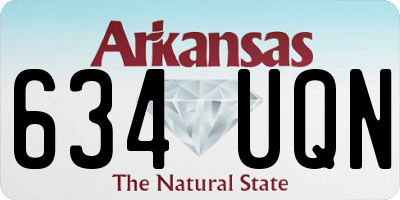 AR license plate 634UQN