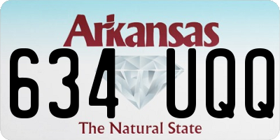 AR license plate 634UQQ