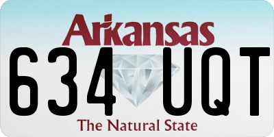 AR license plate 634UQT
