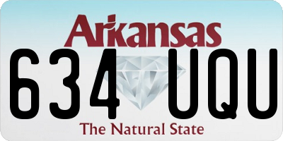 AR license plate 634UQU