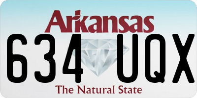 AR license plate 634UQX