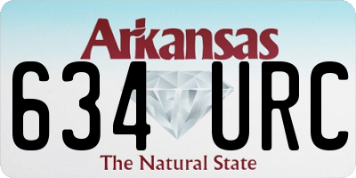 AR license plate 634URC