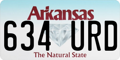 AR license plate 634URD