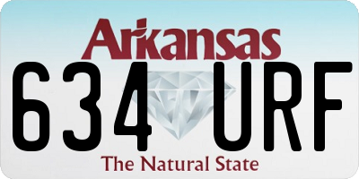 AR license plate 634URF
