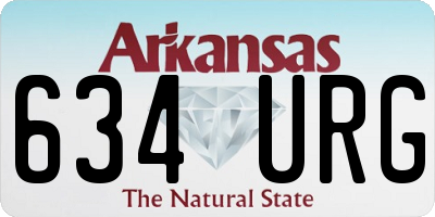 AR license plate 634URG