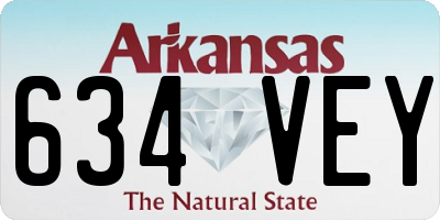 AR license plate 634VEY
