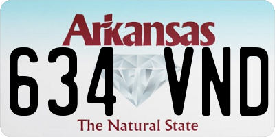 AR license plate 634VND